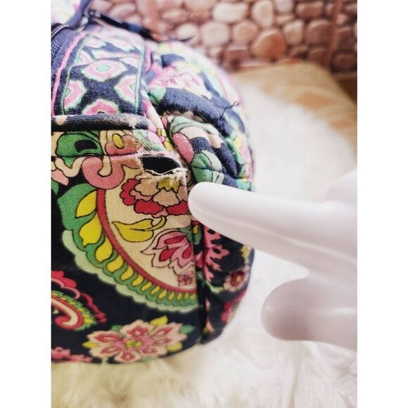 Vera Bradley Petal Paisley Shoulder Bag #A66 - Picture 3 of 8